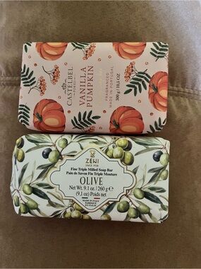 Castelbel Vanilla Pumpkin Scented Soap Bar - Orange